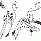 CB550F Handle switch @ lever  @ cables