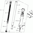 MT125 Передняя вилка