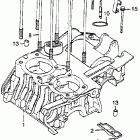 CB500T Upper crankcase