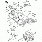 Bayou 400 4X4 (KLF400-B4) Рама ,крепежные детали
