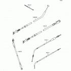 Bayou 400 4X4 (KLF400-B4) Тросы управления