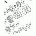 Bayou 400 4X4 (KLF400-B4) Сцепление