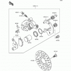 Bayou 300 (KLF300-B5) Передний тормоз