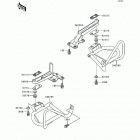 Bayou 400 4X4 (KLF400-B4) Подножки