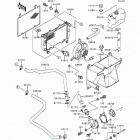 Bayou 400 4X4 (KLF400-B7) Radiator(lf400ae532918-)