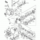 Bayou 400 4X4 (KLF400-B4) Drive shaft(differential)