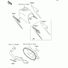 Prairie 300 (KVF300-B1) Decals(green)(b1)