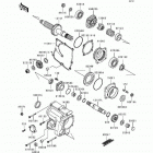 Bayou 400 4X4 (KLF400-B4) Передняя коническая зубчатая передача