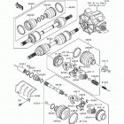 Bayou 400 4X4 (KLF400-B4) Drive shaft(front)