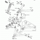 Bayou 400 4X4 (KLF400-B4) Передняя подвеска