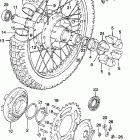 XL250 Заднее колесо