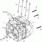 TL125 Right crankcase @ left crankcase