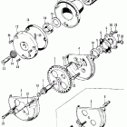 CB125S Oil filter rotor @ oil pump