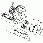 CB750K3 Final driven shaft @ drive sprocket