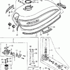 CB750K3 Топливный бак