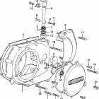 XL250 Крышка картера левая