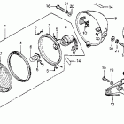 MR175 Headlight @ headlight case k