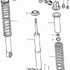 CB125S2 Rear shock absorber s2