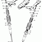 CB125S Распредвал и клапана