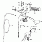 XL250 Left switch @ cable