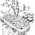 CB750K3 Cylinder head @ insulator