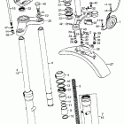 ST90 Steering stem @ front fender @ front fork