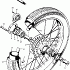 CB750K3 Переднее колесо
