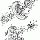 TL125 Front wheel @ rear wheel