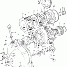 ST90 Right crankcase cover  @ clutch
