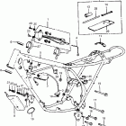 CR125M Frame @ c.d.i. unit  @ ignition coil