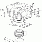 XL250 Cylinder @ piston