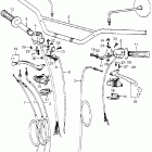 XL350 Handlebar @ handle lever