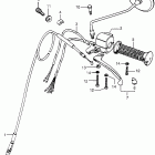 CB750K3 Left handle switch @ cable ii