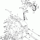 ST90 Crankcase @ cam chain tensioner