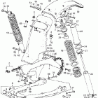 XL350 Shock absorber @ swingarm