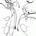 CT90K5 Turn signal @ lever @ cable