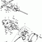 CB450K6 Tachometer gear box  @ points base @ points