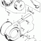CL125S Left crankcase cover @