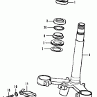 CB350F Траверса нижняя