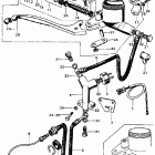 CB450K6 Master cylinder @ brake hose