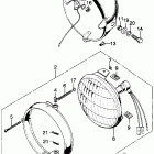 CL125S Headlight @ headlight case