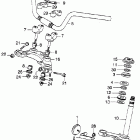 CB360 Handlebar @ top bridge @ stem