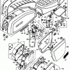 CB200 Cb fuel tank @ seat @ air cleaner