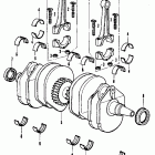 CB350F Коленвал