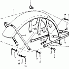 CB450K6 Переднее крыло