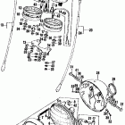 CB200 Headlight @ speedometer  @ tachometer