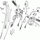 CB360 Handle switch @ lever @ cable