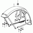 CB350F Переднее крыло