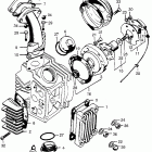 CT90K5 Cylinder head cover  @ points