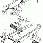 CT90K5 Swingarm @ drive chain